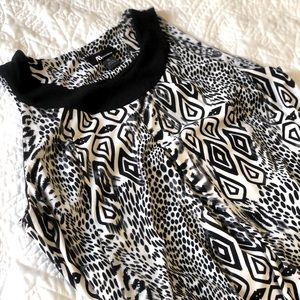 Flowy Animal Print Dress